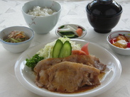 ステビア豚のしょうが焼き定食