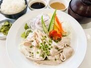 冷やし豚しゃぶ定食
