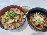豚きのこ丼　ミニセット